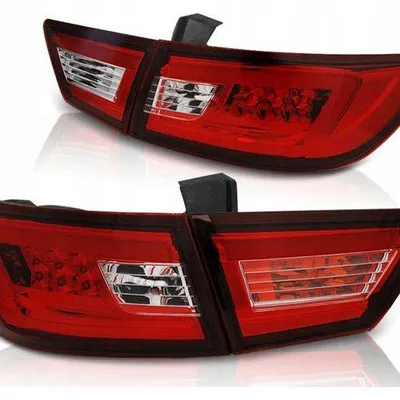 Lampy diodowe renault clio iv 13- red white led