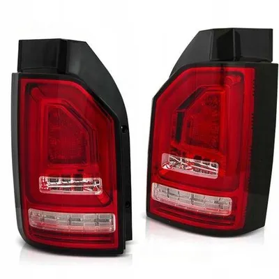 Lampy diodowe Vw T6 15- red white led bar dts