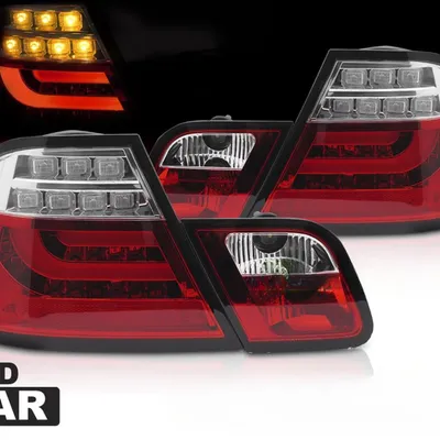 Lampy tylne LED Red BMW E46 Coupe 2003–2006 – Komplet L+P