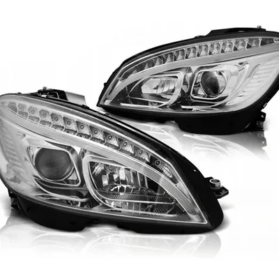 Lampy Mercedes W204 C-klasa 07-10 Chrome Led