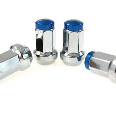 Nakrętki M12x1.5 Stal 30mm D1Spec Orginal Silver/Blue Stożek
