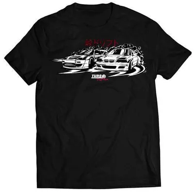 Koszulka T-Shirt TurboWorks DriftTeam Czarna L