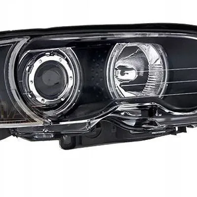 Reflektory lampy przednie BMW E46 Coupe RINGI BLAC