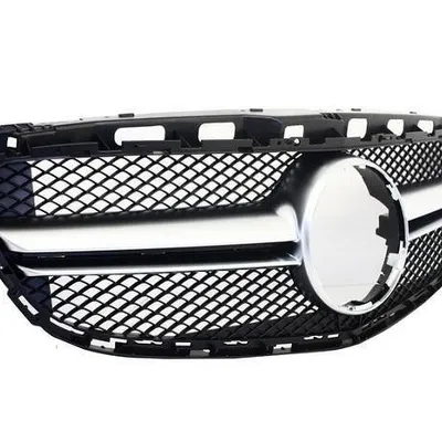Grill mercedes w212 13- amg design look silver
