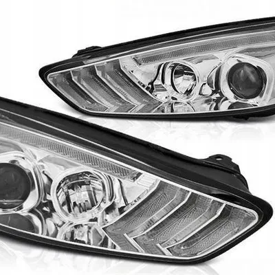 Lampy Ford Focus III mk3 15-18 chrome drl led dts