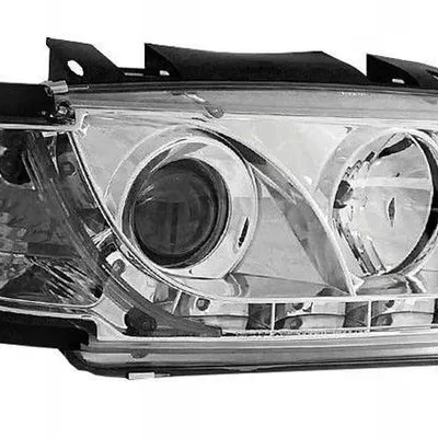 Reflektory przednie VW Polo 6N CHROM DAYLIGHT
