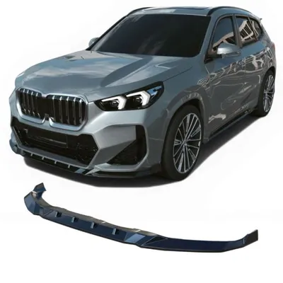 Spiltter przedni bmw x1 u11 gloss black
