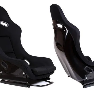 Fotel sportowy GTR Medium Welur Black