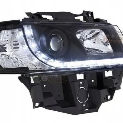 Lampy reflektory vw t4 96-03 bus daylight black