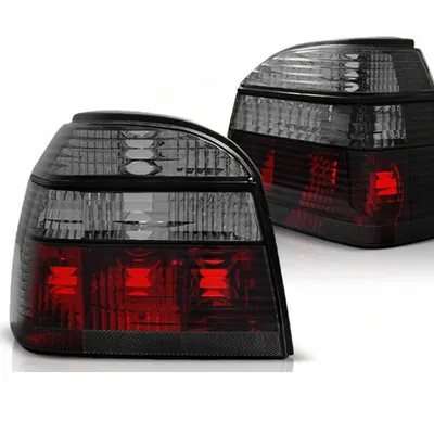 Lampy Tylne Vw Golf Iii 3 Clear Red Smoke Od Depo