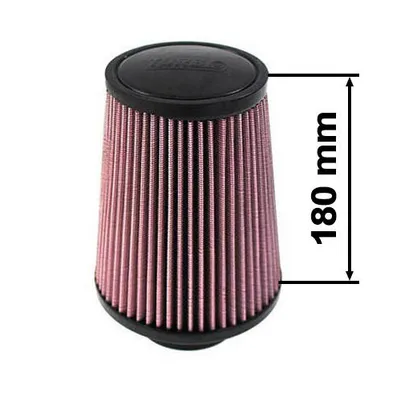 Filtr stożkowy TURBOWORKS H:180mm OTW:101mm Purple
