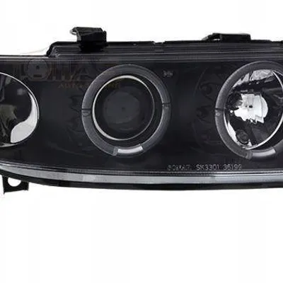 Reflektory lampy przednie Seat Leon BLACK RINGI