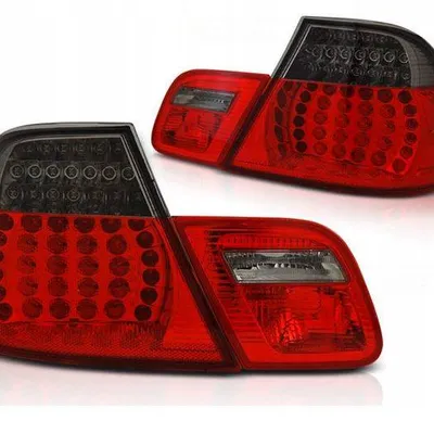 Lampy diodowe bmw 3 e46 03-06 coupe red smoke led