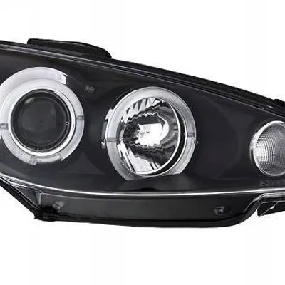 Reflektory przednie Peugeot 206 BLACK RINGI
