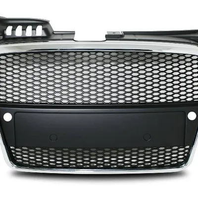 Grill przedni audi a4 8e b7 04-08 z pdc black/chro