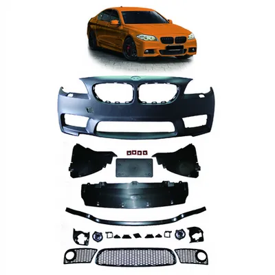 Przedni zderzak sport SRA Lampy przeciwmgielne BMW 5 F10 F11 przed liftem 2010-2013