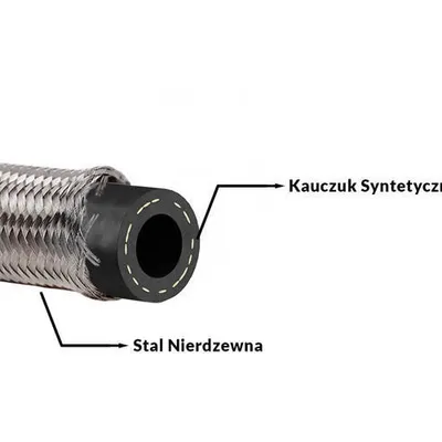 Przewód AN10 14mm CPE oplot stalowy