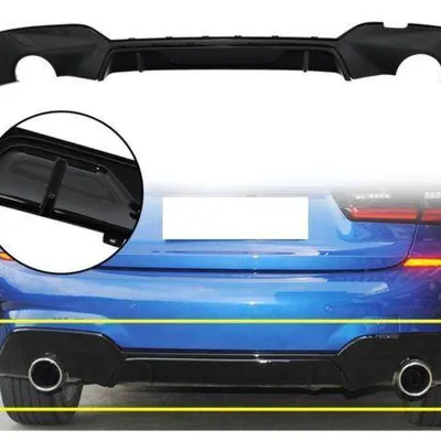 Dyfuzor bmw g20 g21 m-performance glossy black
