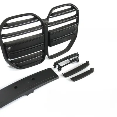 Grill BMW G22 / G23 2020– Matt Black – Kamera, PDC, ACC