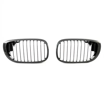 Grill sportowy pojedyncze żeberka Gloss Black BMW 3 E46 Facelift 2003-2006