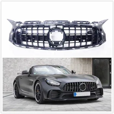 Grill mercedes gt c190 17- panamericana glossy bl