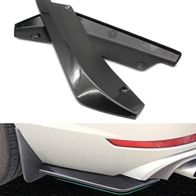 Spojlery zderzaka/ splittery rozmiar 345x350mm carbon