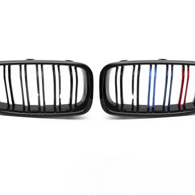 Grill glossy black tri-colour bmw f30 / f31