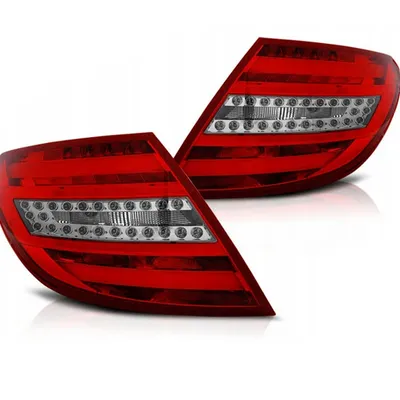 Lampy Mercedes W204 Sedan 07-10 Red White Led Bar