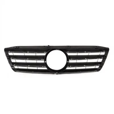 Grill sportowy Gloss Black & Chrome MERCEDES C-Class W203 S203 2000-2007