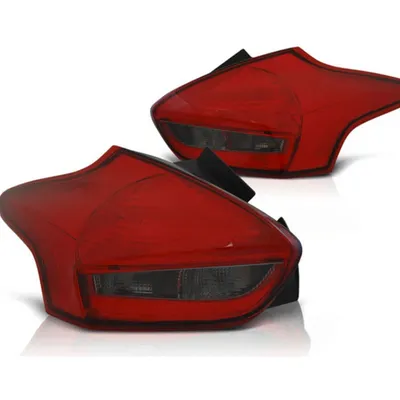 Lampy Diodowe Ford Focus 3 15- Hb Red Smoke Led