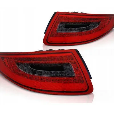 Lampy Diodowe Porsche 911 997 04-09 Red Smoke Led