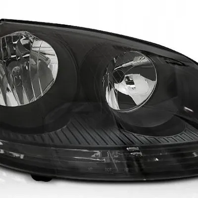 Lampa reflektor vw golf 5 v 03-08r tyc black