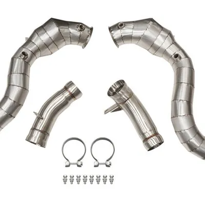 Downpipe Mercedes Benz GLC63 M177 18+ CAT 200 + Heat Shield