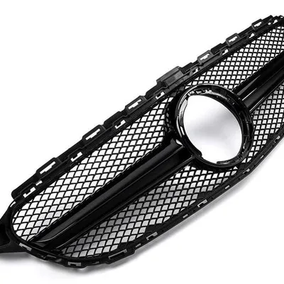 Grill mercedes w205 c 18- c63 amg look black
