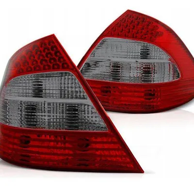 Lampy diodowe mercedes w211 02-06 red smoke led fk