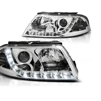 Reflektory vw passat 3bg b5 lift 00-05 chrome led