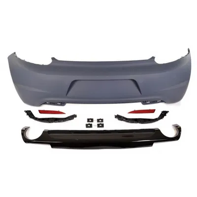 Tylny zderzak sport zestaw z dyfuzorem VW SCIROCCO III przed liftem 2008-2014