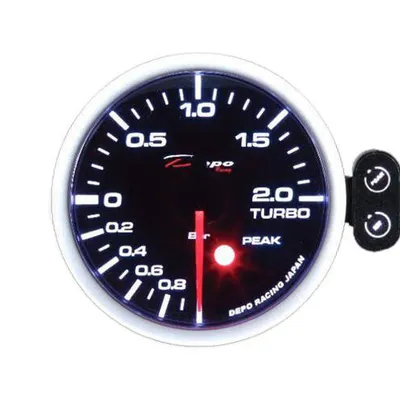 Zegar depo pk 52mm - turbo electric -1 do 2 bar