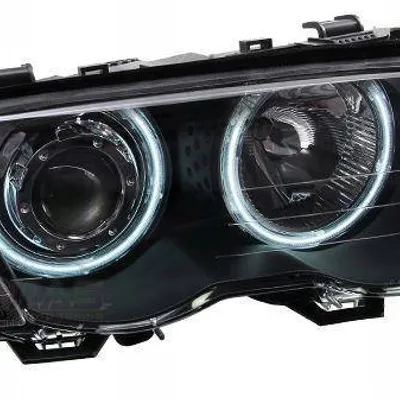 Reflektory lampy przednie BMW E46 RINGI CCFL Sedan