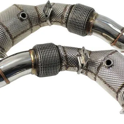 Downpipe BMW F10 M5 F12 F13 M6 KAT z osłoną termiczną