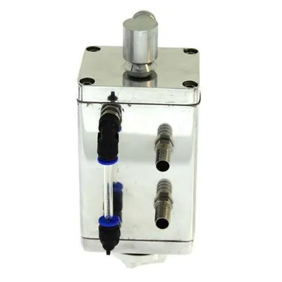 Oil catch tank 0.7L 10mm / 15mm TurboWorks Silver