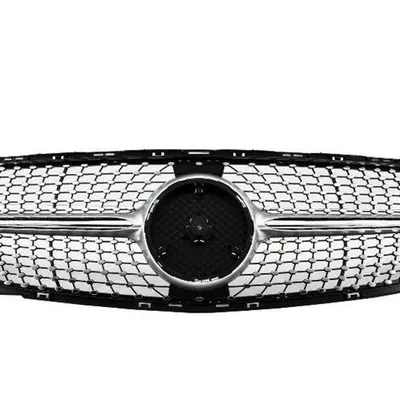 Grill mercedes gla x156 14-16 amg look silver