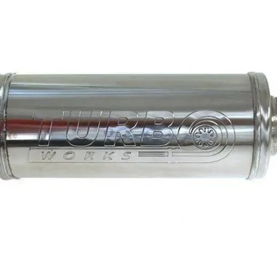 Tłumik Środkowy 89mm TurboWorks RS 304SS 450mm