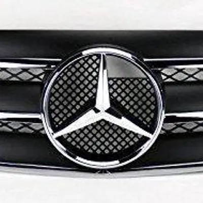 Grill (atrapa) mercedes w211 02-06 blk/chr look cl