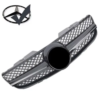 Grill mercedes r230 sl 06-08 glossy black