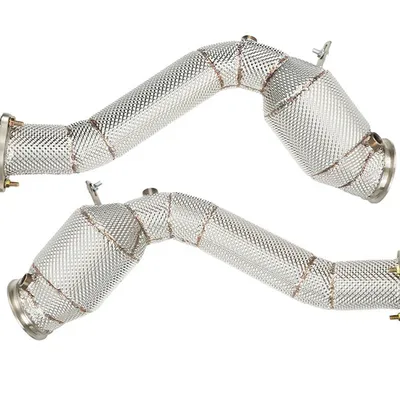 Downpipe Porsche Cayenne 958.2 3.6T Heat Shield