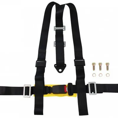 Pasy sportowe 3p 2" Black - E4