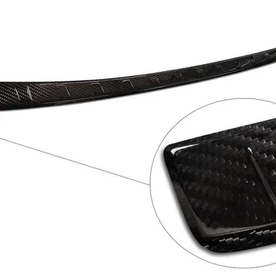 Nakładka na zderzak tylny do Nissan Qashqai 3 (Carbon Fiber)