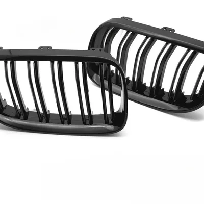 Grill BMW E92 / E93 LCI 2010–2013 Sport Glossy Black Double Bar