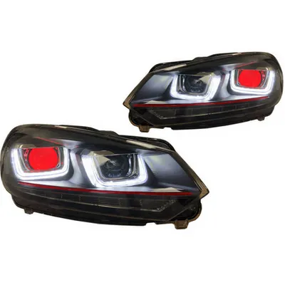 Zestaw Lamp Halogenowych Red VW GOLF VI 2008-2014